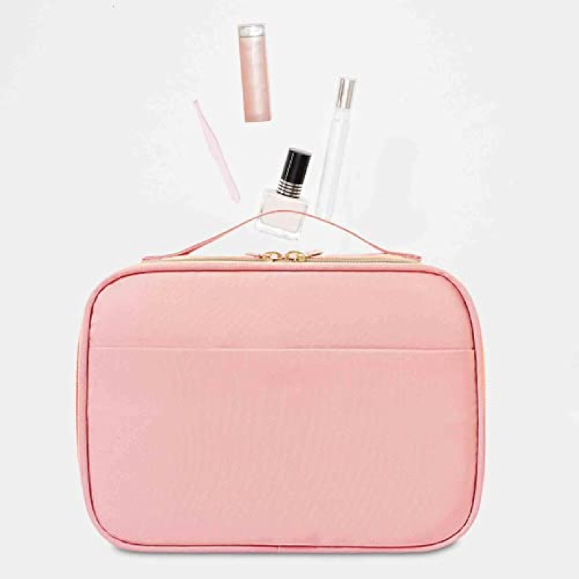 Waterproof Makeup Bag for Brushes, Pink